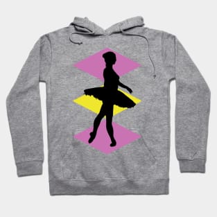 Dancing Silhouette with Coloured Diamonds Hoodie